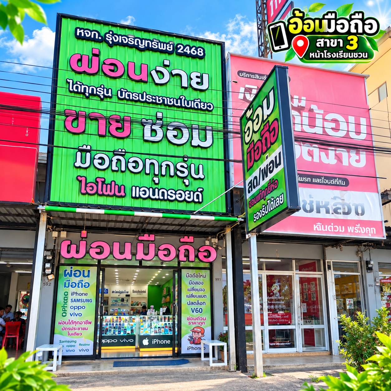 อ้อมมือถือ สาขาบ้านชวน